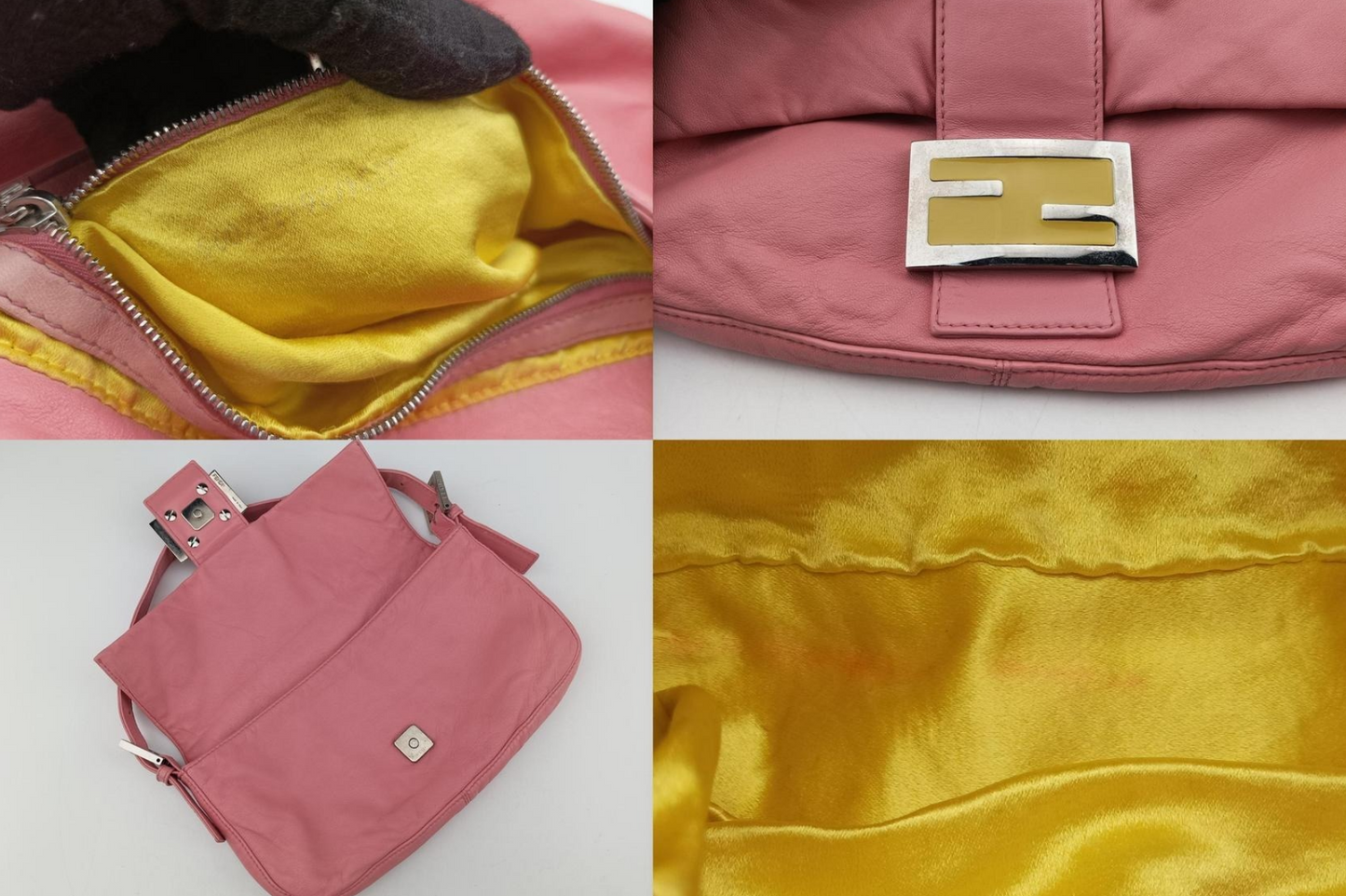 FENDI bagutte pink leather (6641148)