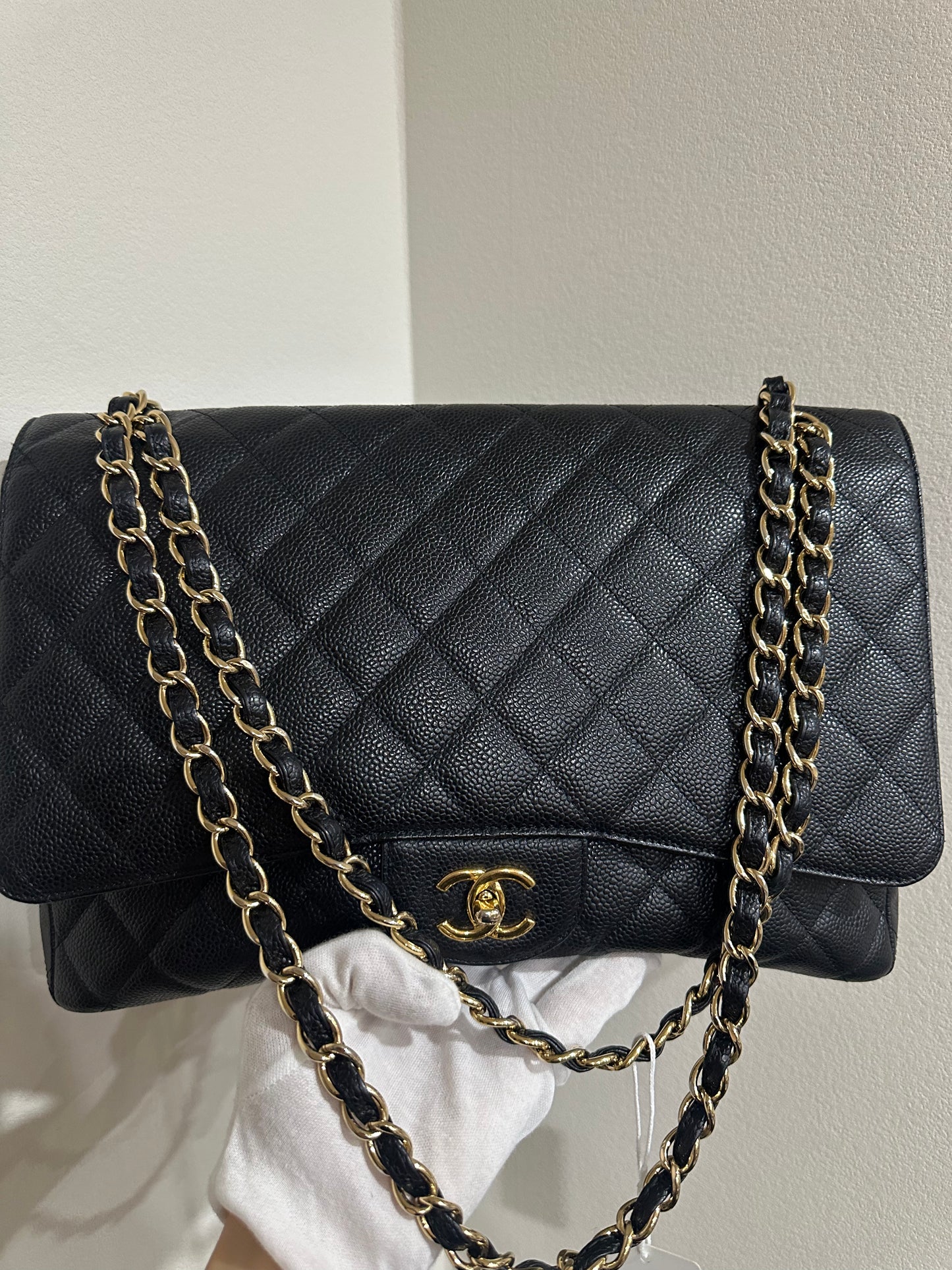 Chanel Classic Single Flap Maxi caviar