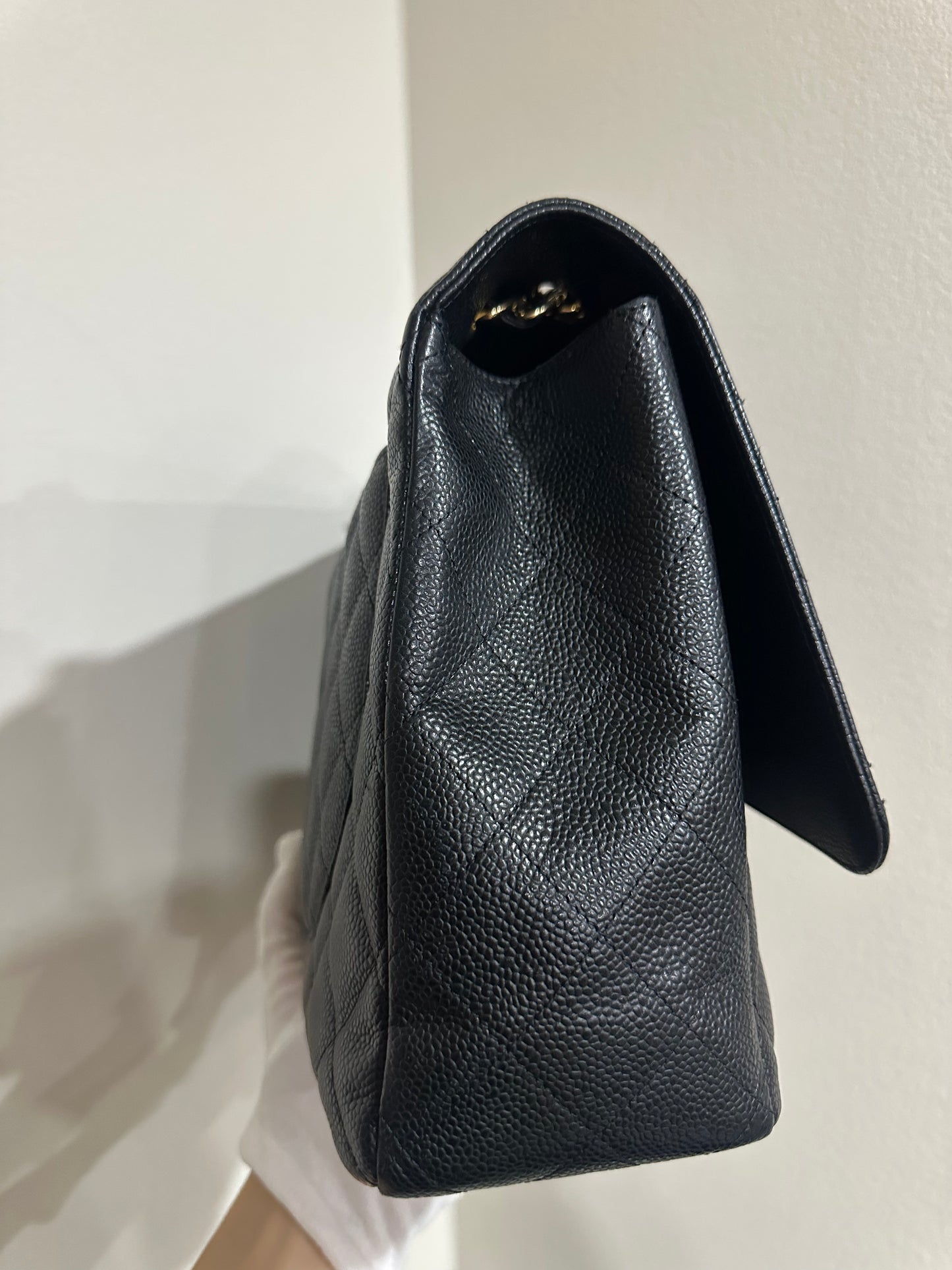 Chanel Classic Single Flap Maxi caviar