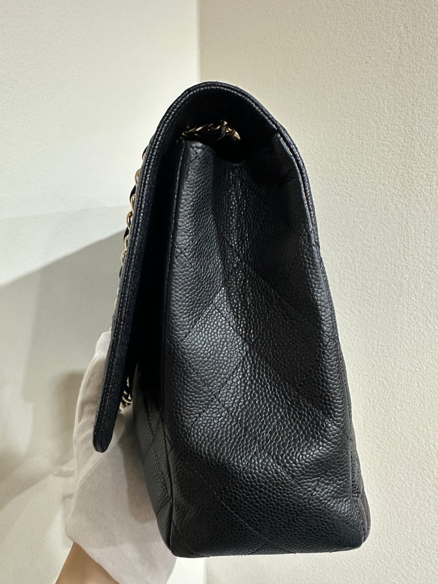 Chanel Classic Single Flap Maxi caviar