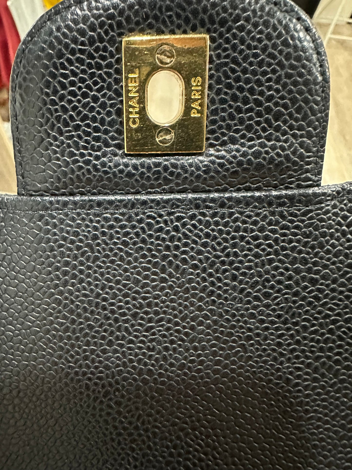 Chanel Classic Single Flap Maxi caviar