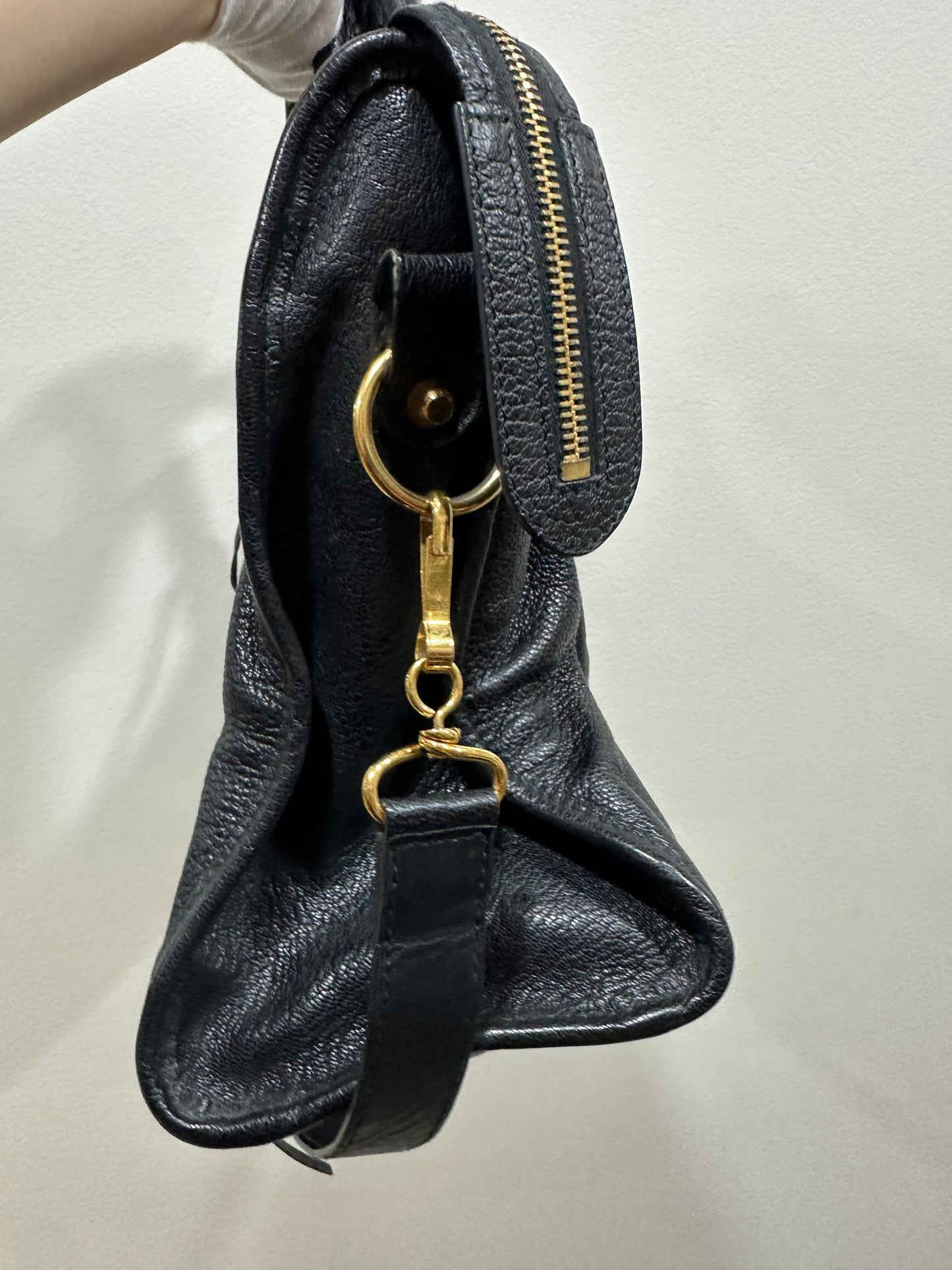 Balenciaga black city bag