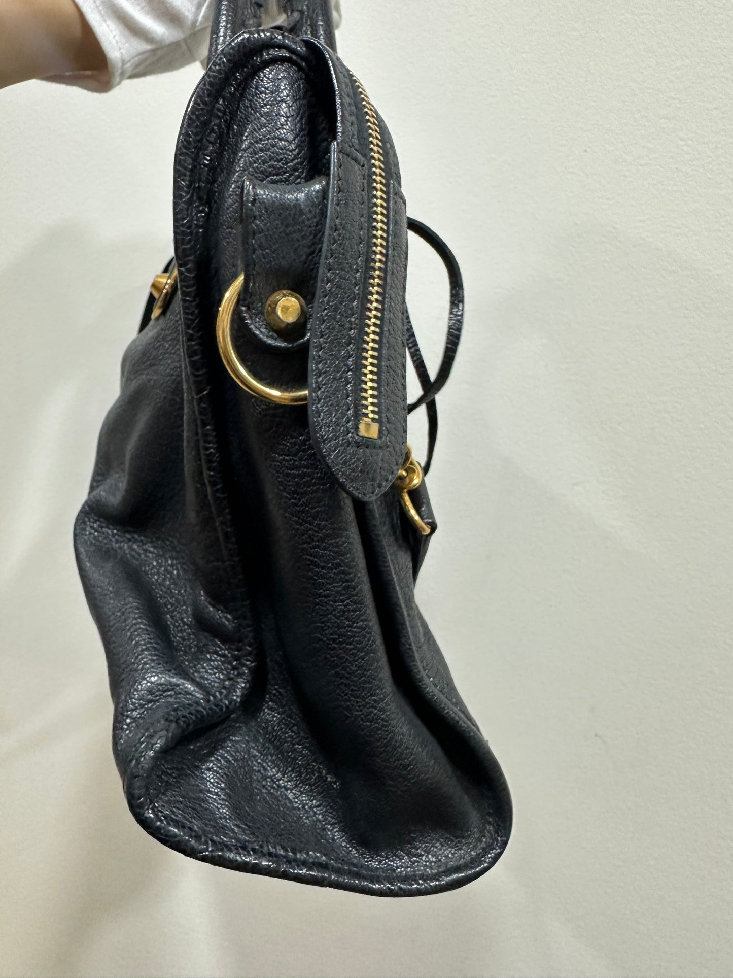 Balenciaga black city bag