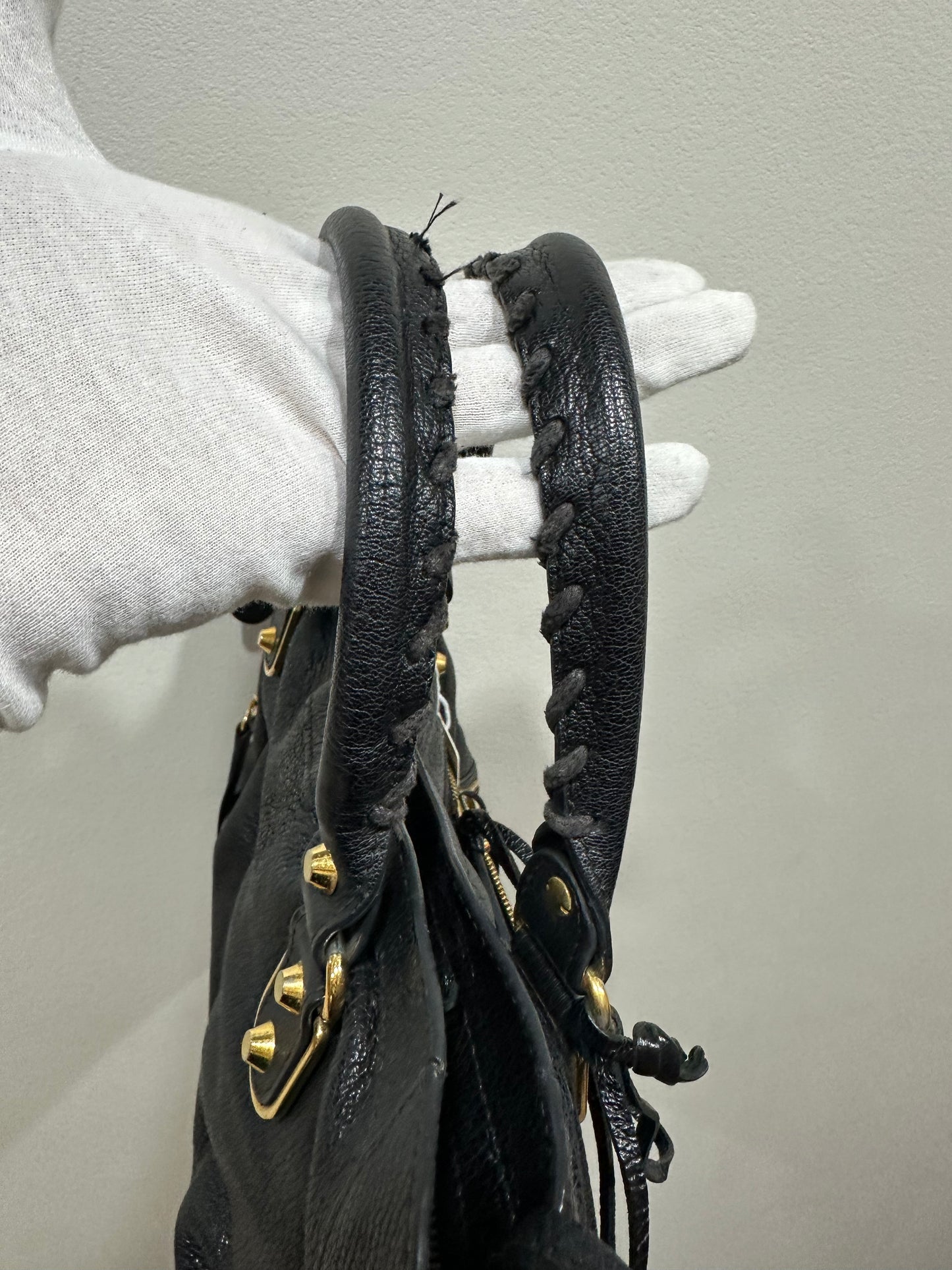 Balenciaga black city bag