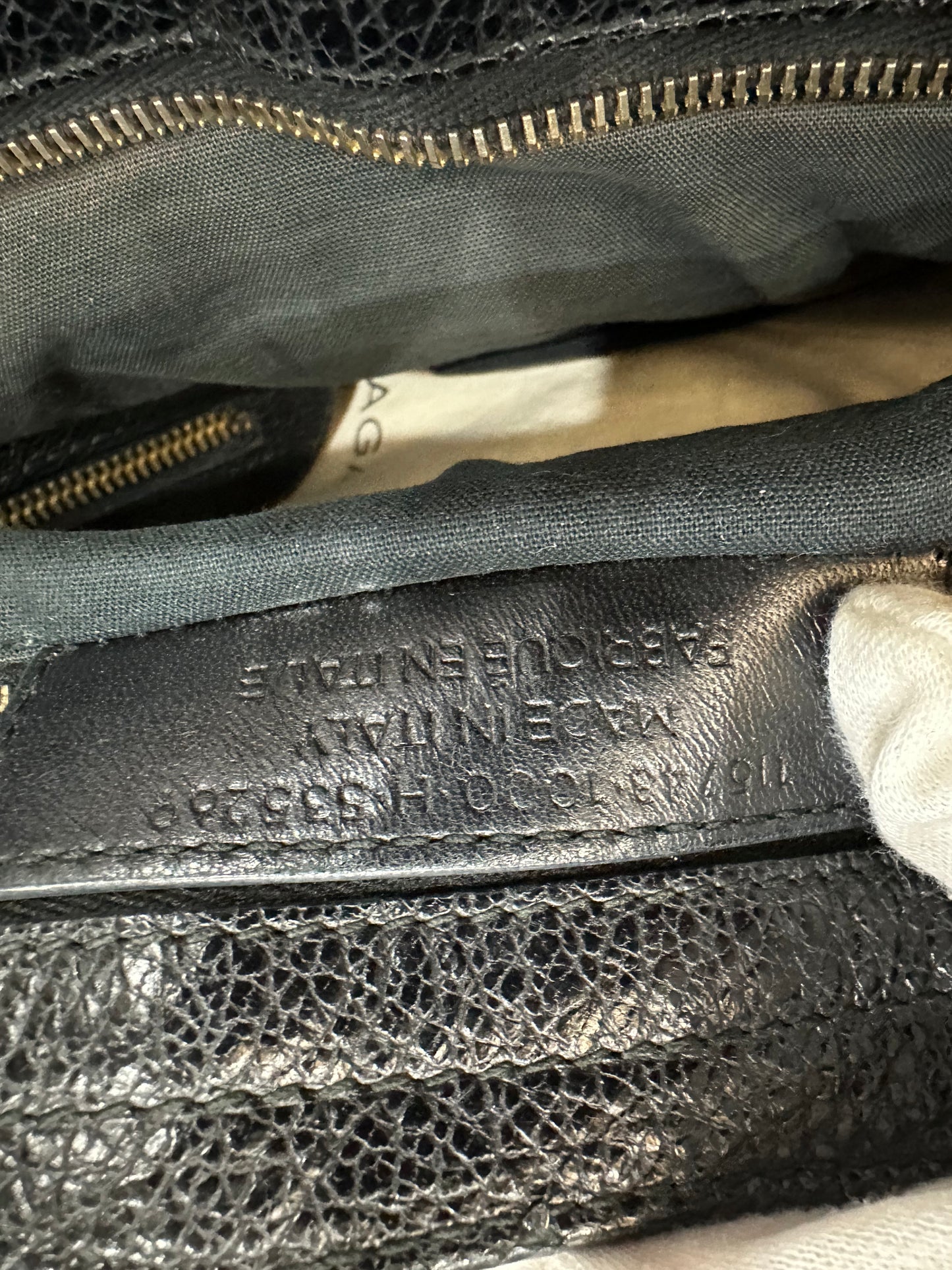 Balenciaga black city bag