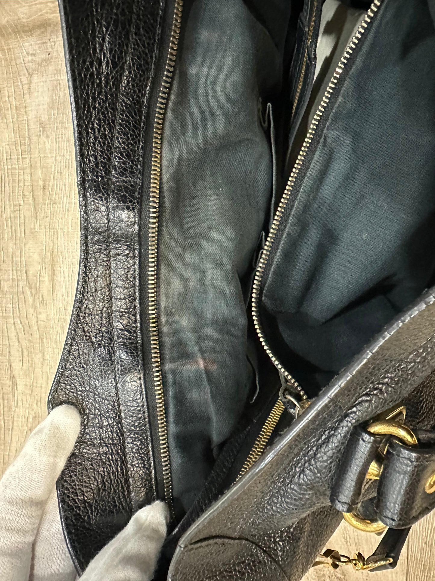 Balenciaga black city bag
