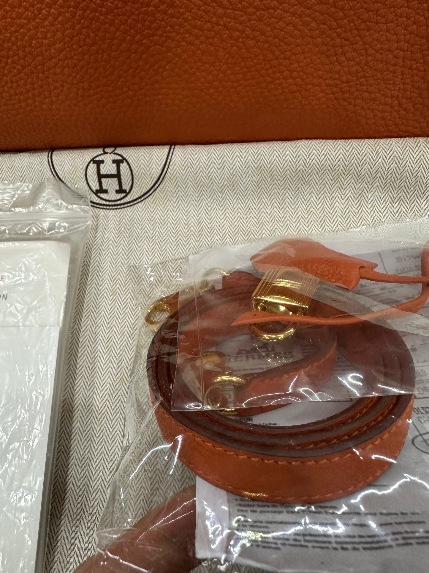 Hermes Kelly 35 Togo orange ◻︎H