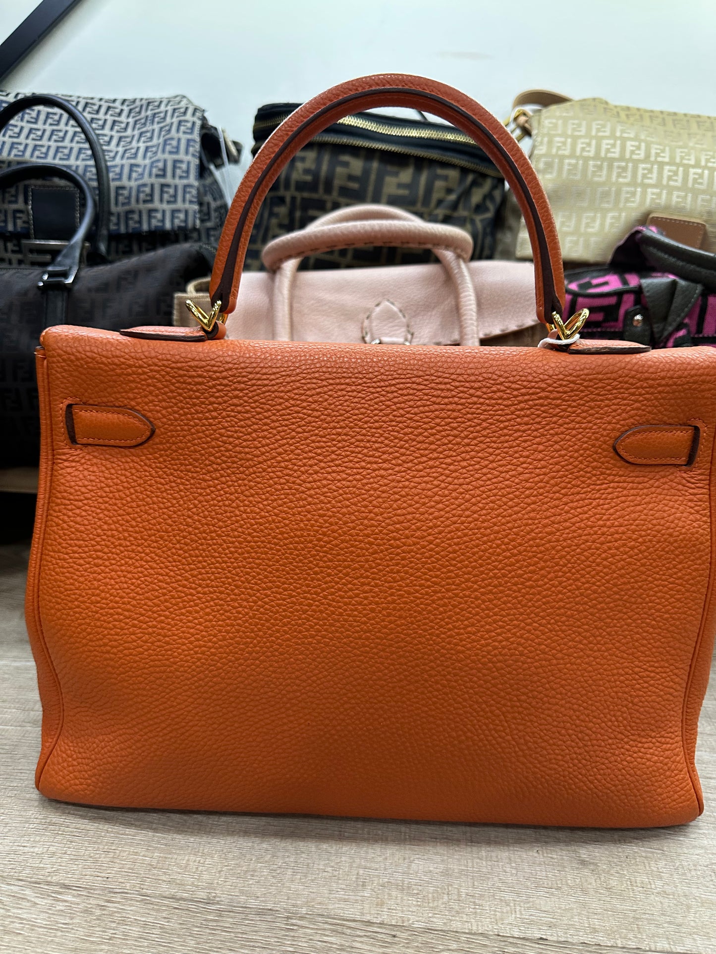 Hermes Kelly 35 Togo orange ◻︎H
