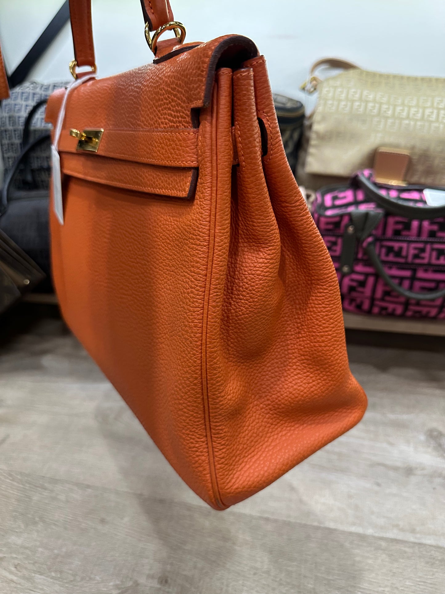 Hermes Kelly 35 Togo orange ◻︎H
