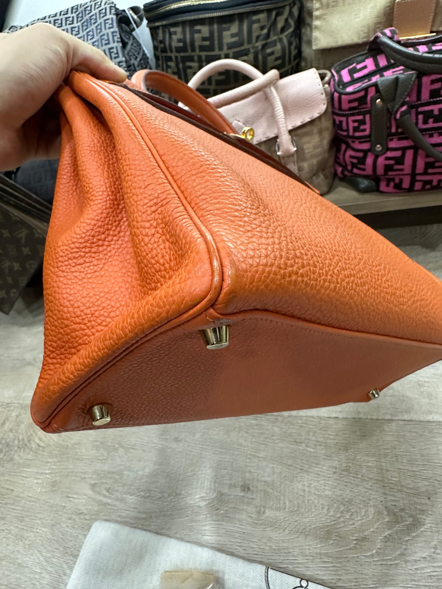 Hermes Kelly 35 Togo orange ◻︎H