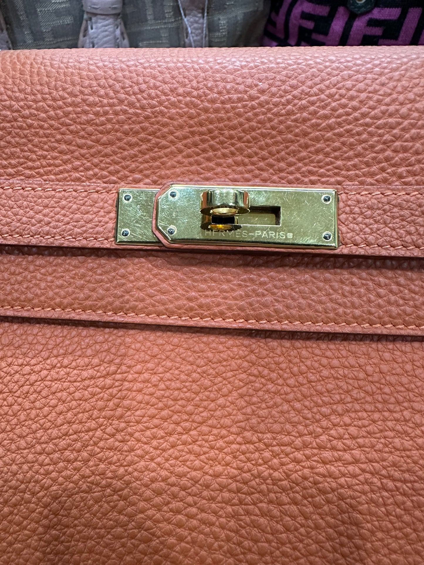 Hermes Kelly 35 Togo orange ◻︎H