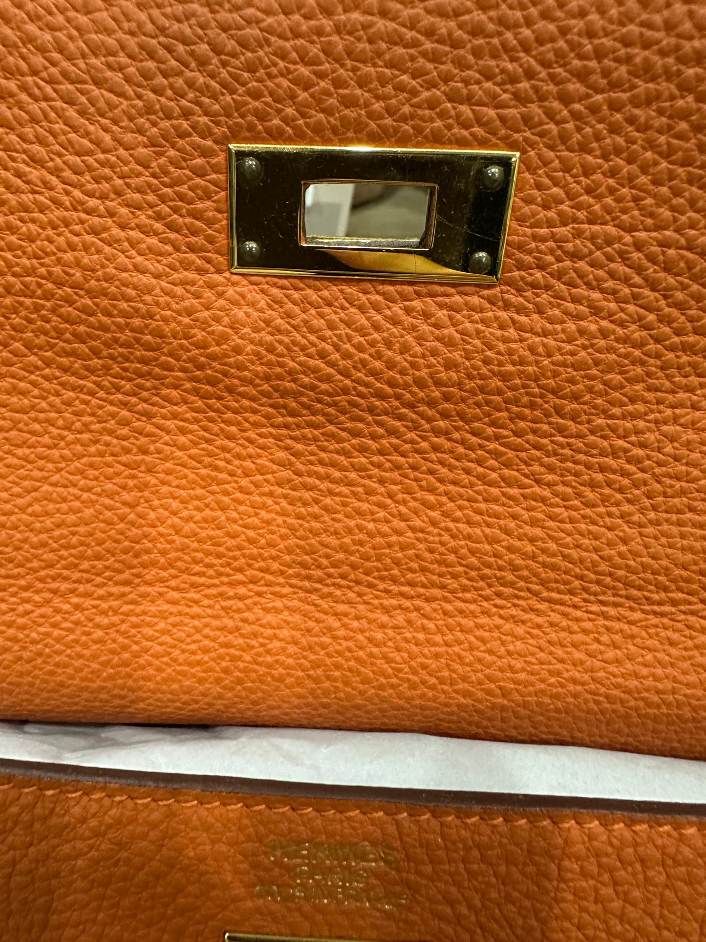 Hermes Kelly 35 Togo orange ◻︎H