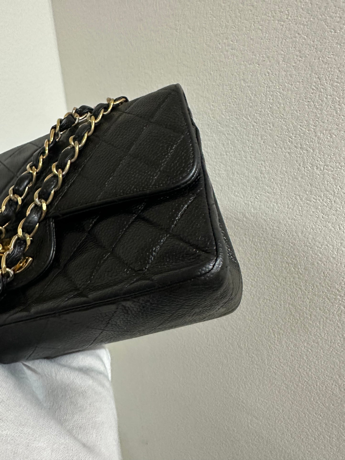 Chanel caviar timeless double flap 23