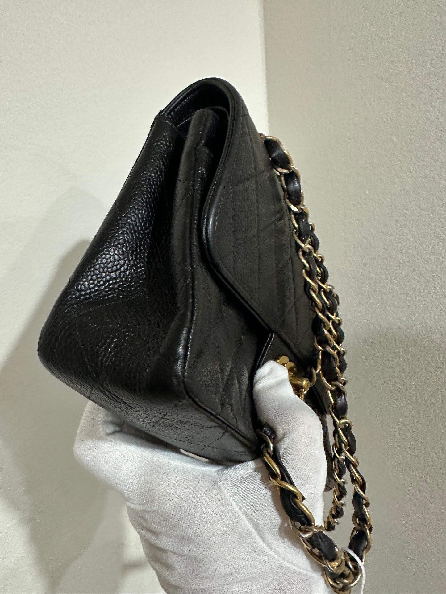 Chanel caviar timeless double flap 23
