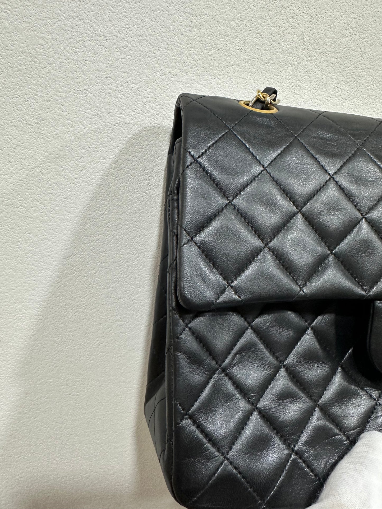 Chanel Double Flap 24K Gold plated (75058)