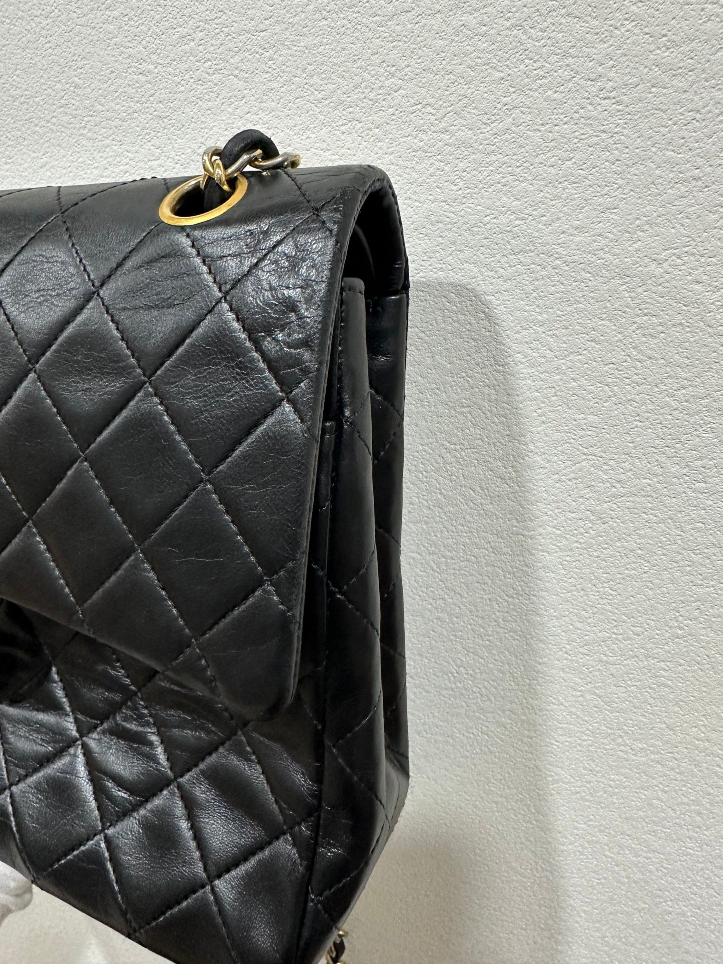 Chanel Double Flap 24K Gold plated (75058)