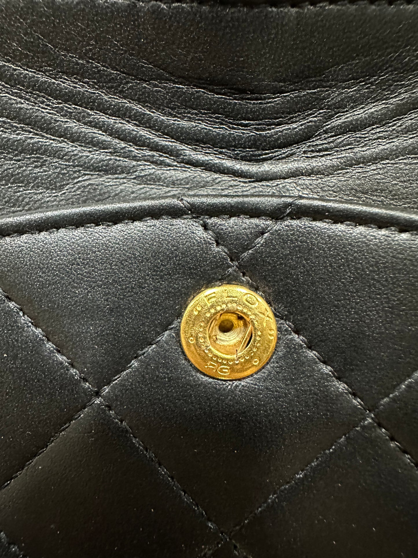 Chanel Double Flap 24K Gold plated (75058)