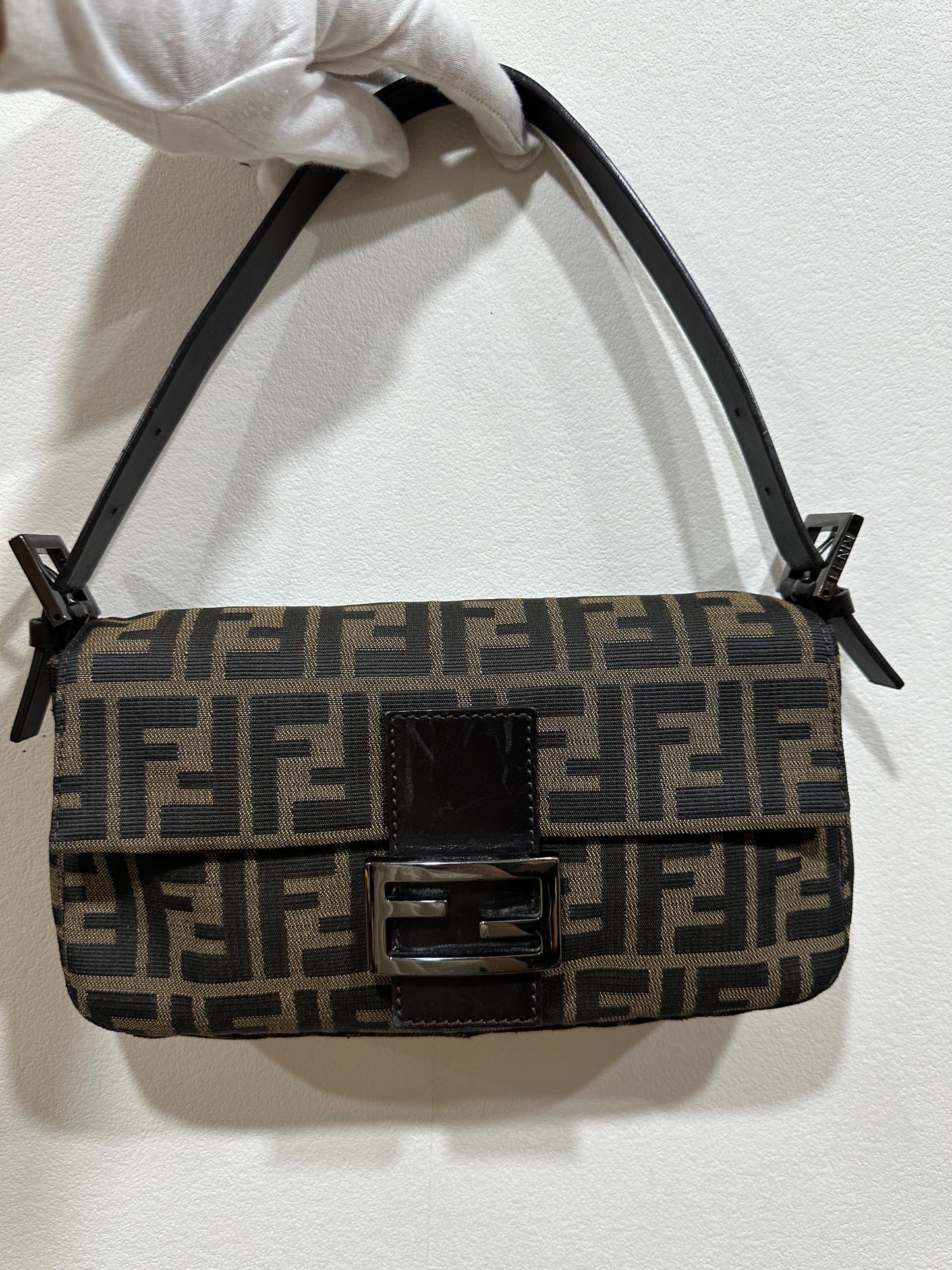 Fendi Baguette dark hardware