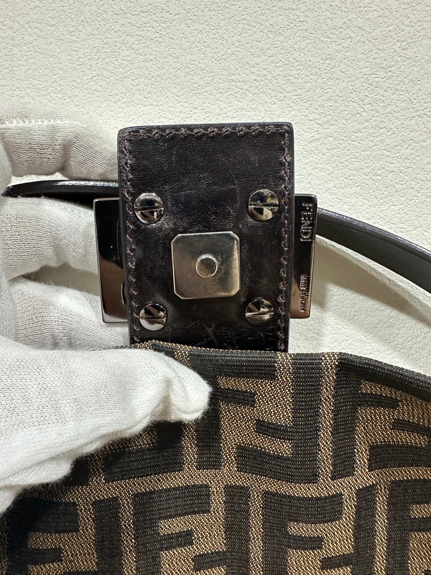 Fendi Baguette dark hardware