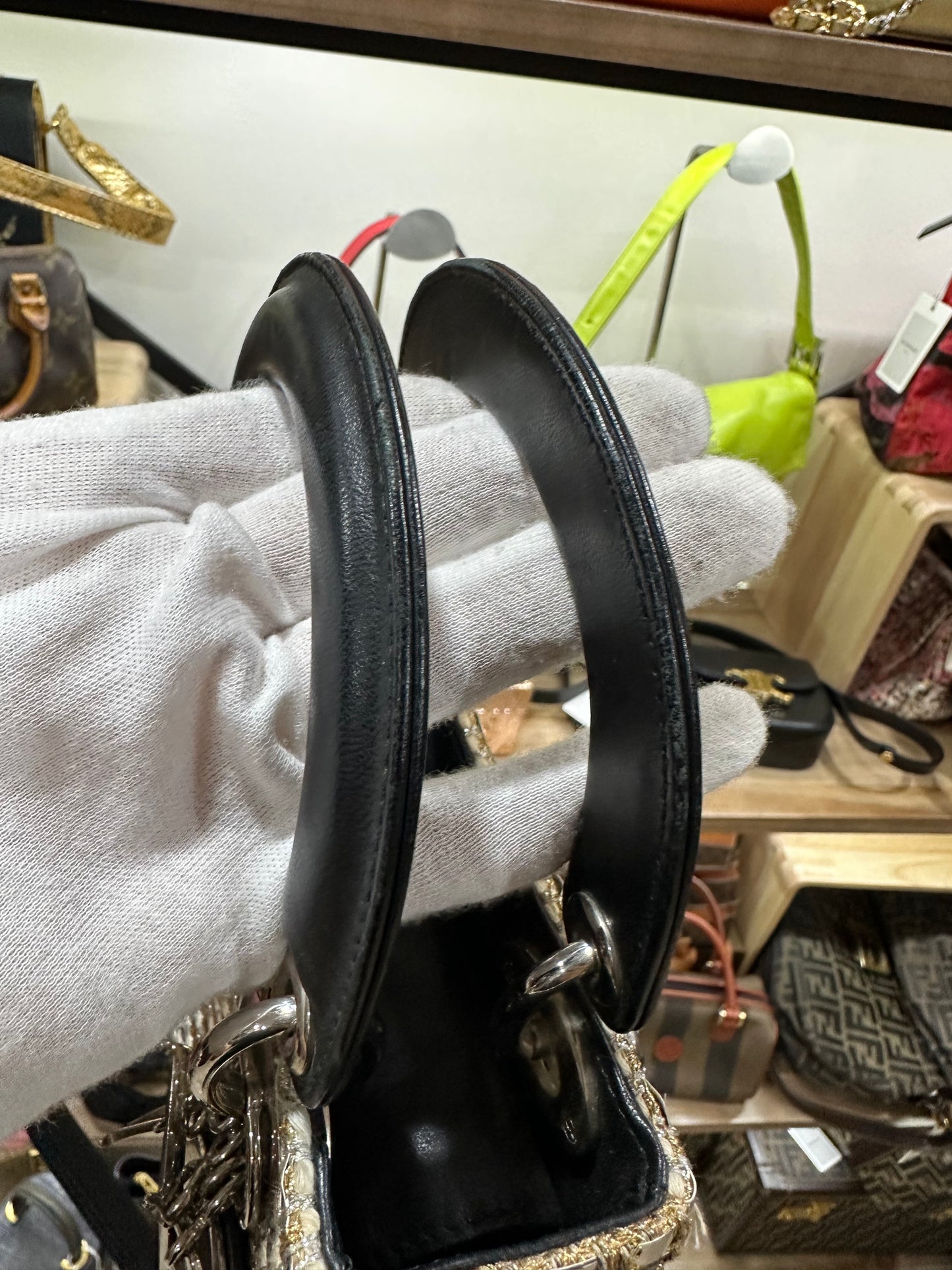Christian Dior Lady Dior glitter crossbody bag (6730830)