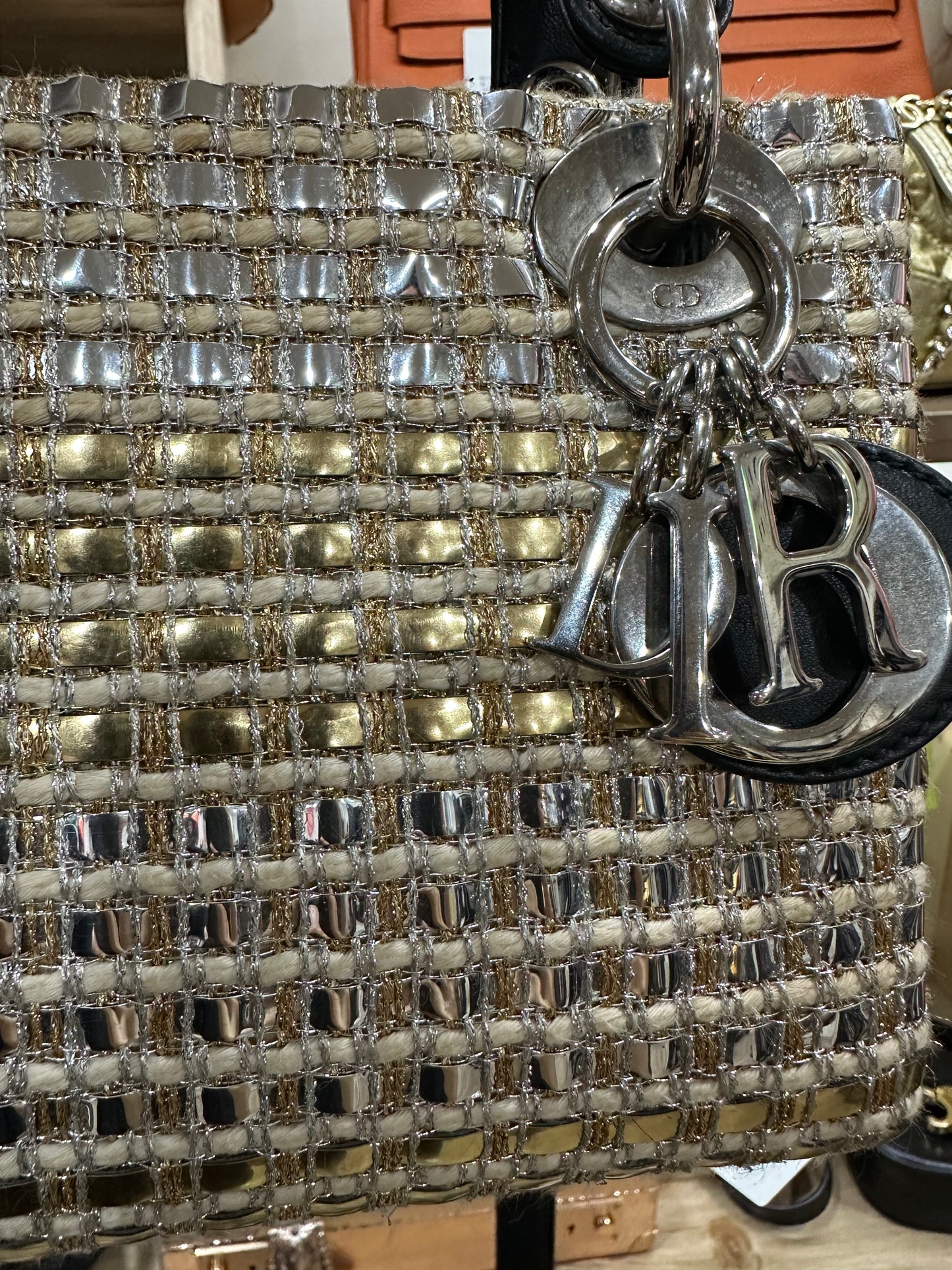 Christian Dior Lady Dior glitter crossbody bag (6730830)