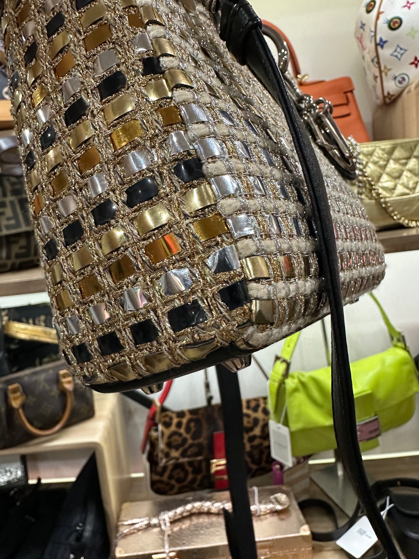 Christian Dior Lady Dior glitter crossbody bag (6730830)