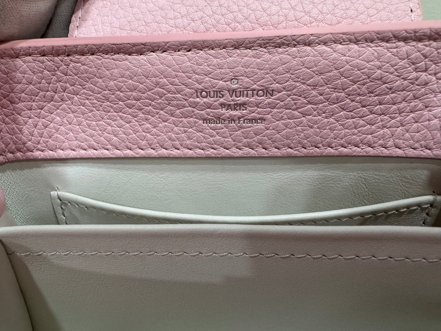 Louis Vuitton Capucines Handbag Sequins Mini Pink