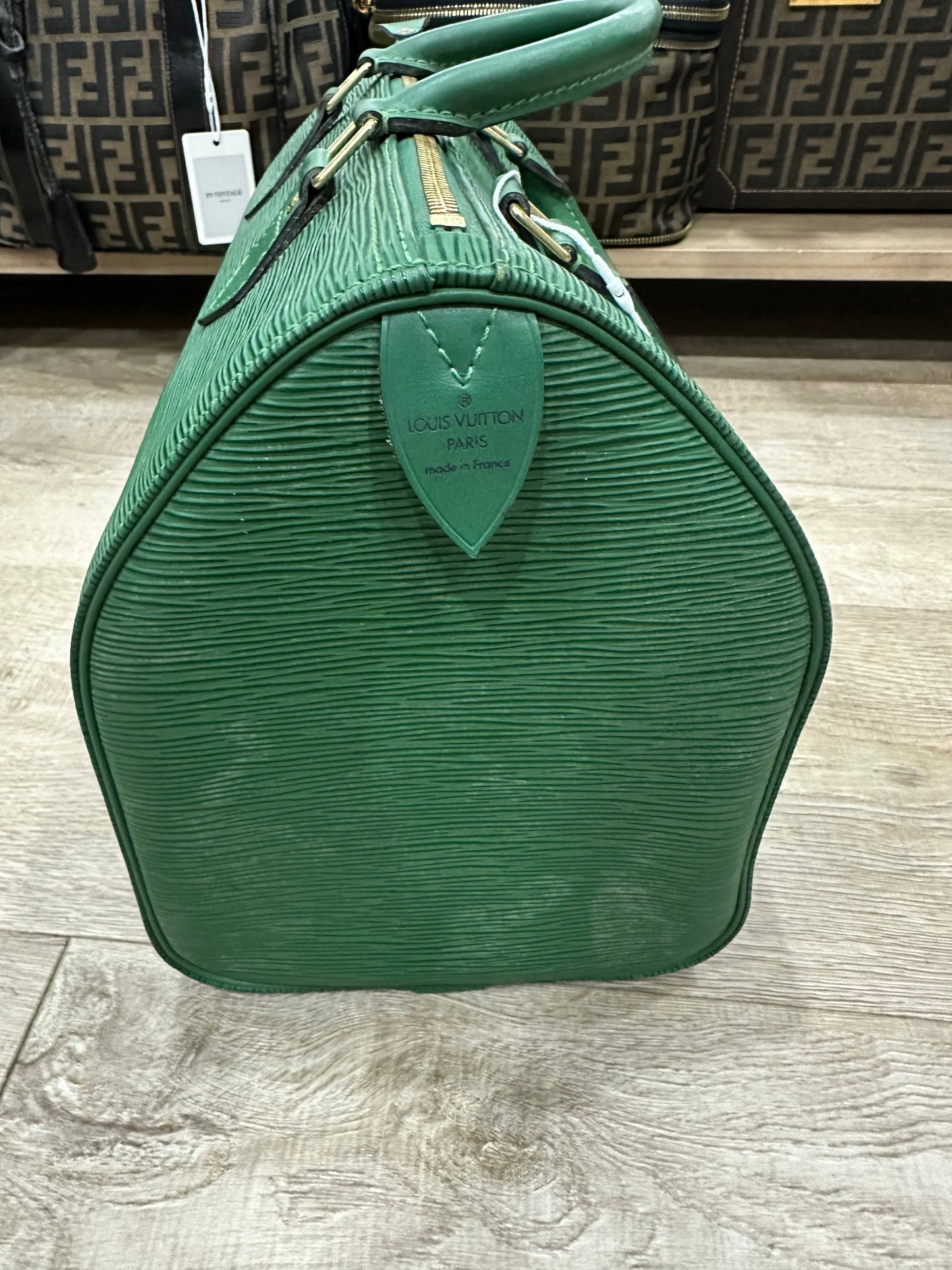 Louis Vuitton Epi Speedy 30 green 1996’s