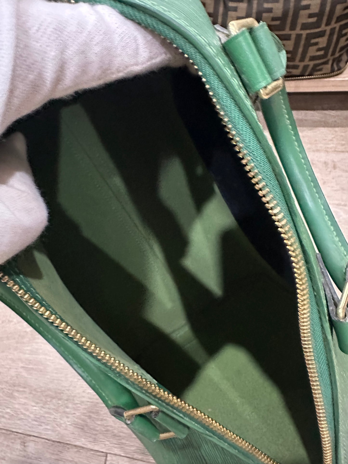 Louis Vuitton Epi Speedy 30 green 1996’s