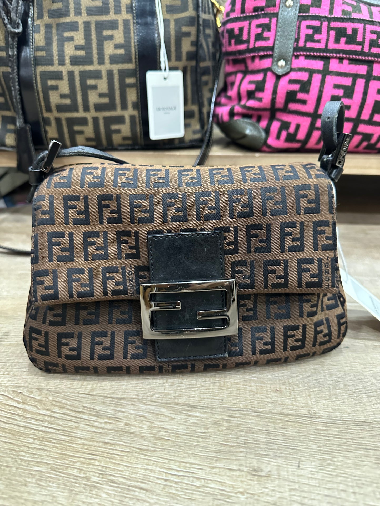 Fendi Zucca small mamma baguette