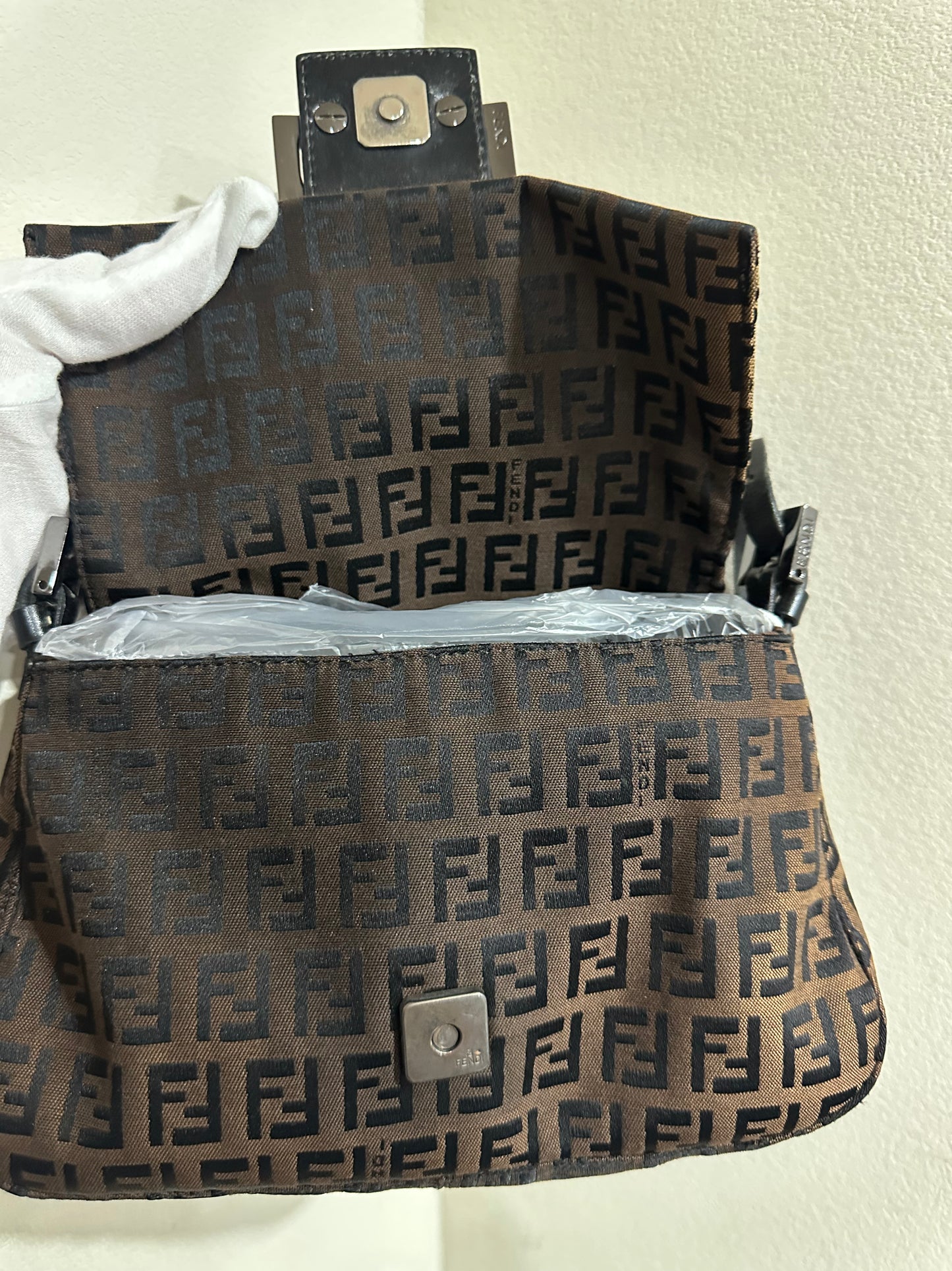 Fendi Zucca small mamma baguette