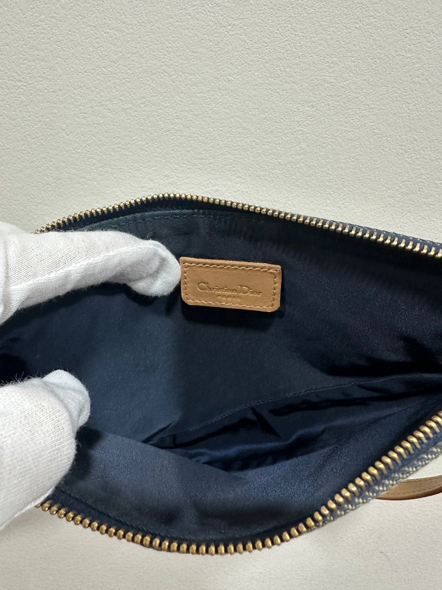 Denim Saddle Pochette Vintage
