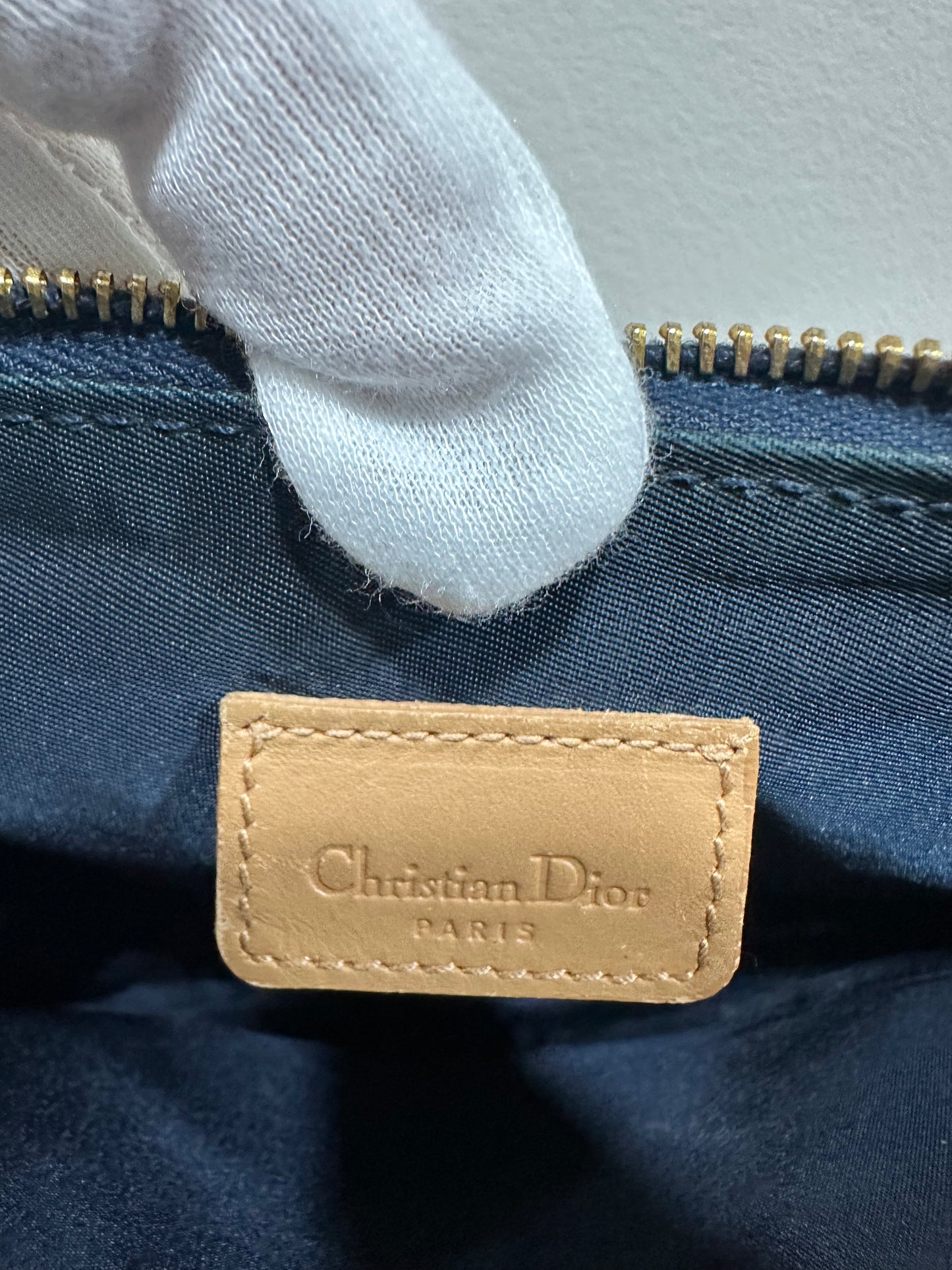 Denim Saddle Pochette Vintage