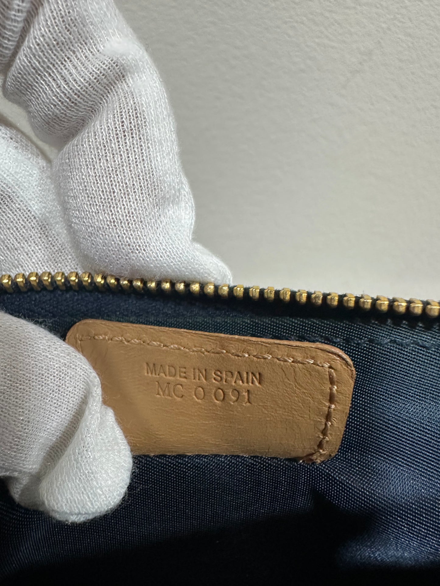 Denim Saddle Pochette Vintage