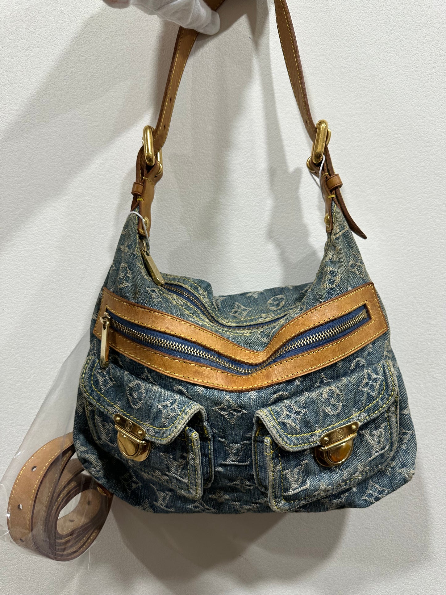 Louis Vuitton Monogram Denim Baggy PM