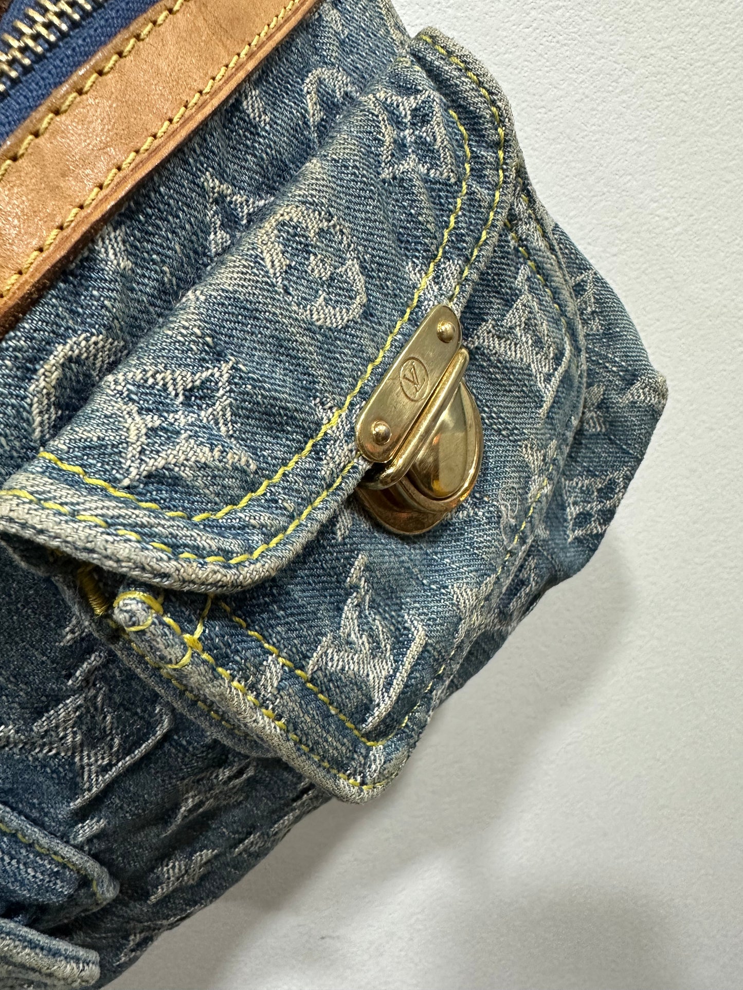 Louis Vuitton Monogram Denim Baggy PM
