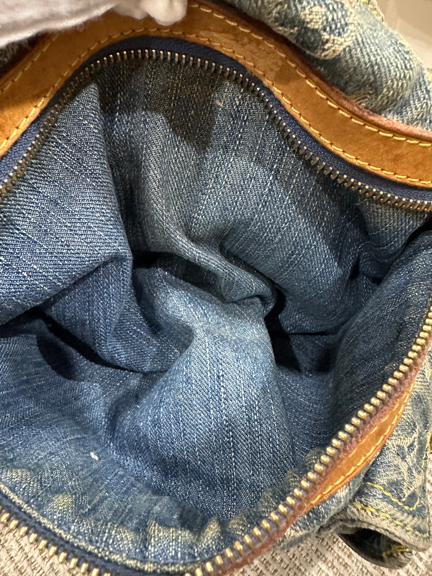 Louis Vuitton Monogram Denim Baggy PM