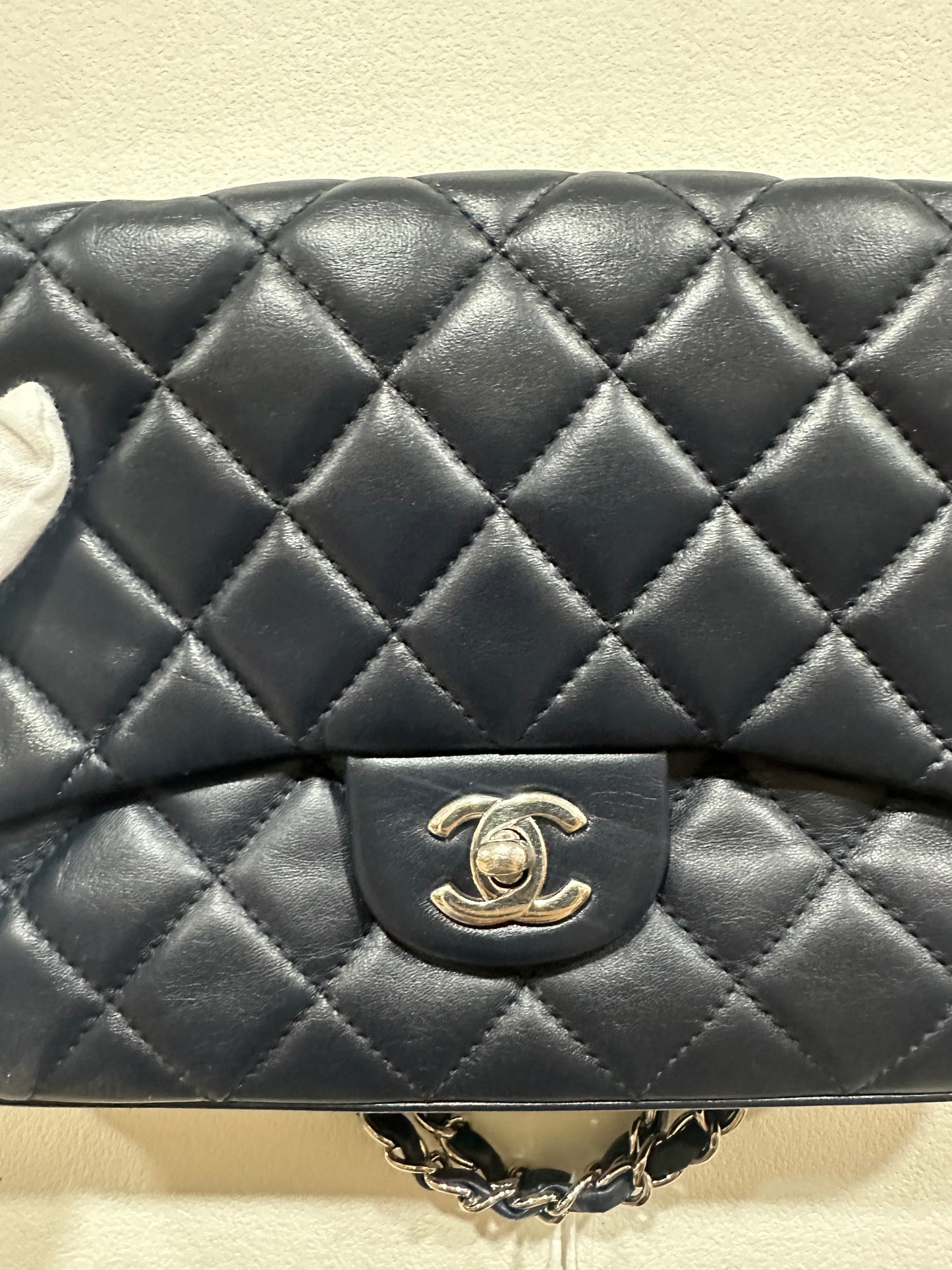 Chanel shoulder bag navy