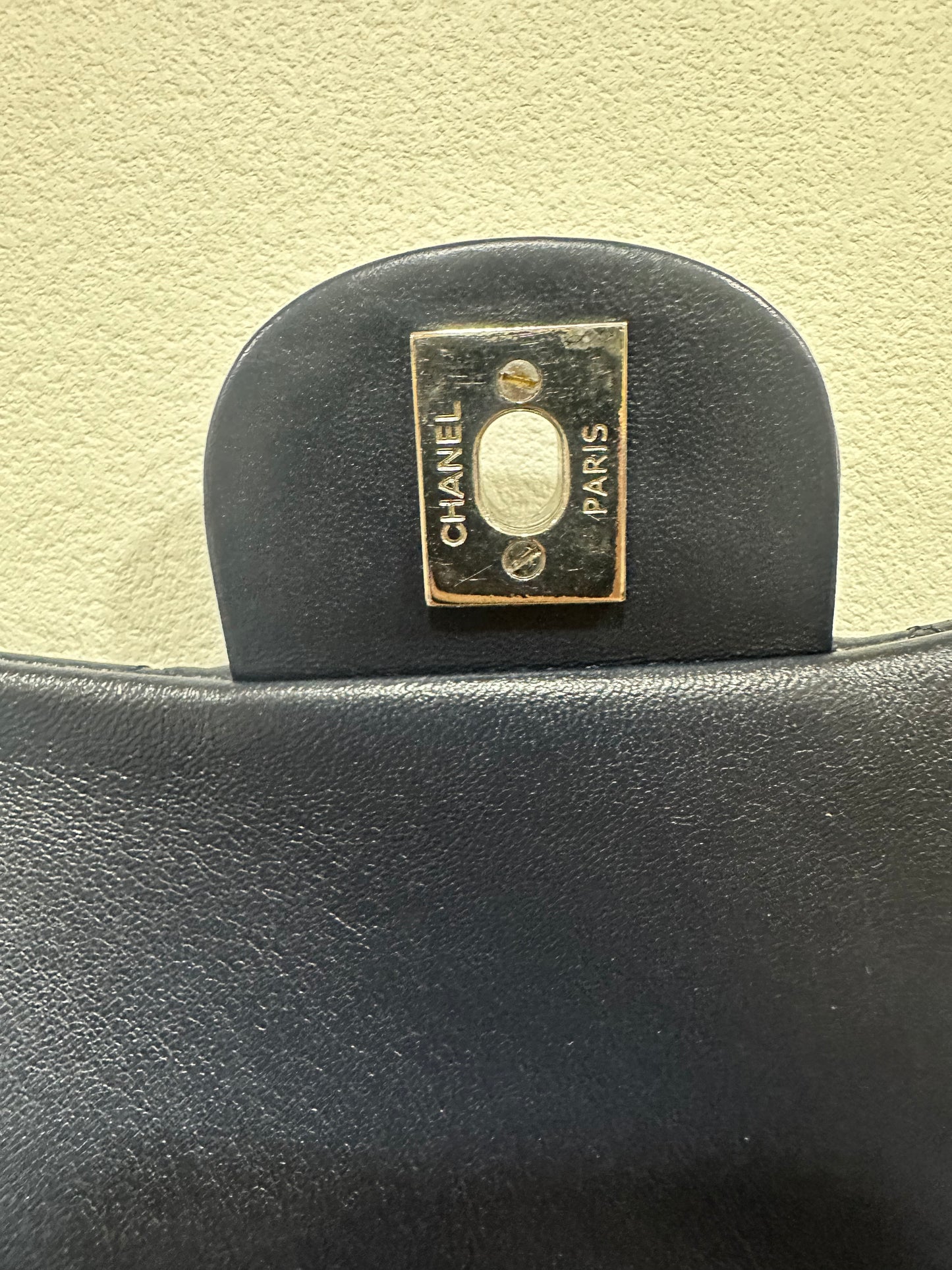 Chanel shoulder bag navy