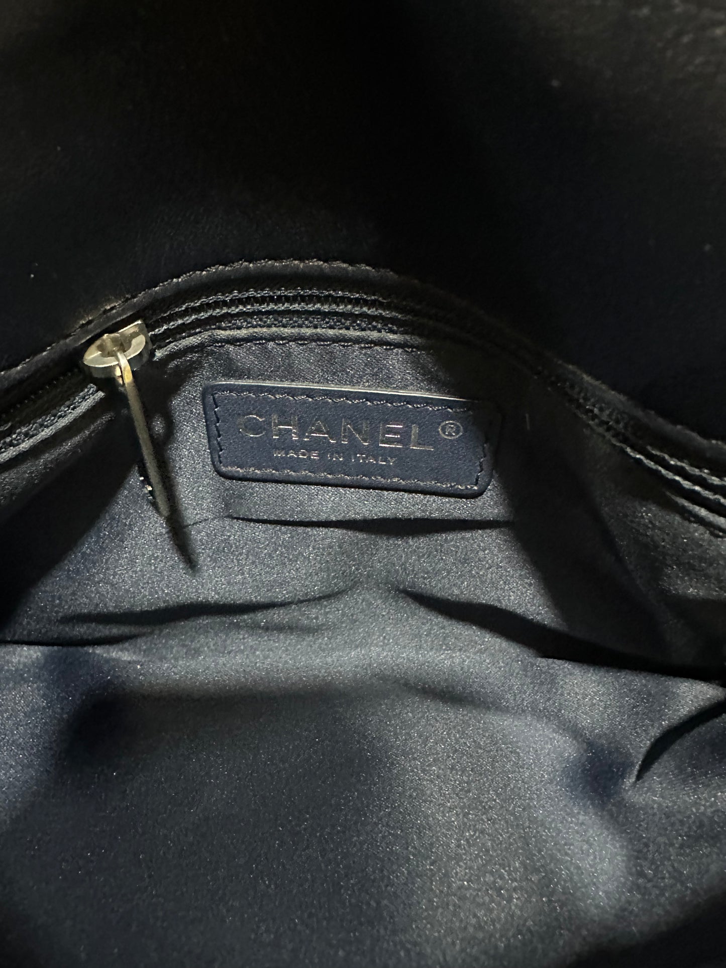 Chanel shoulder bag navy