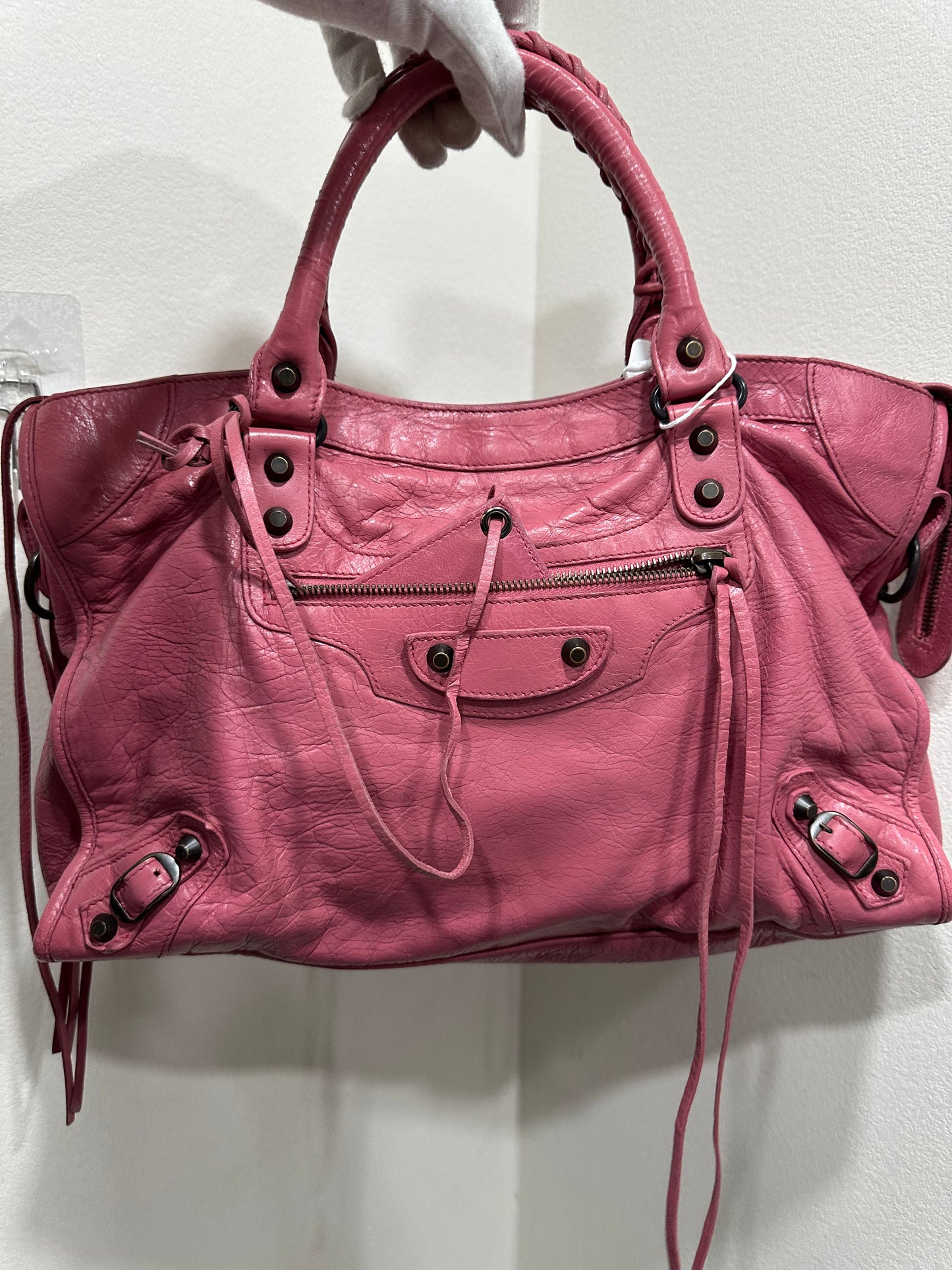 Balenciaga city bag pink