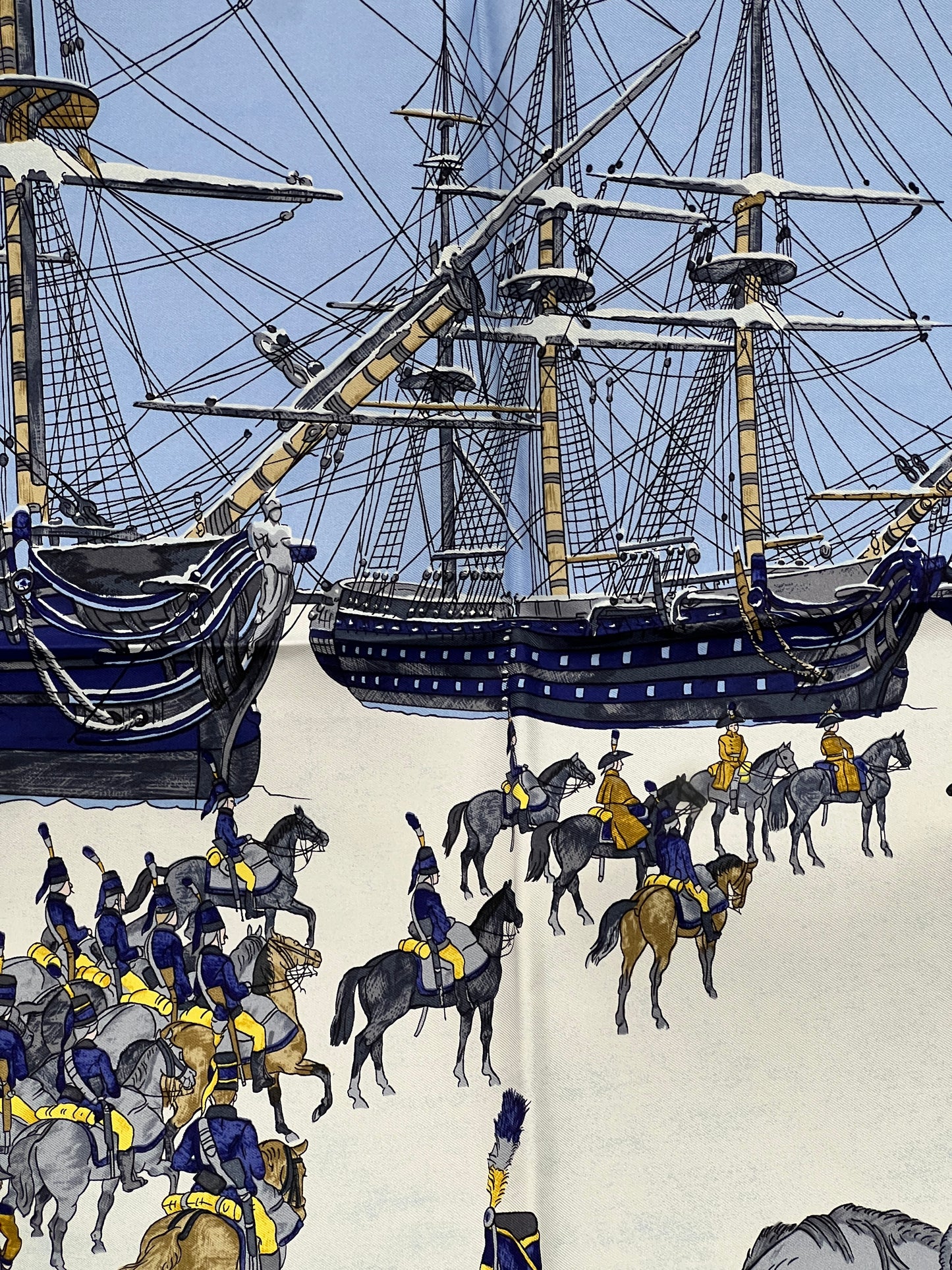 HERMES MARINE ET CAVALERIE Scarf