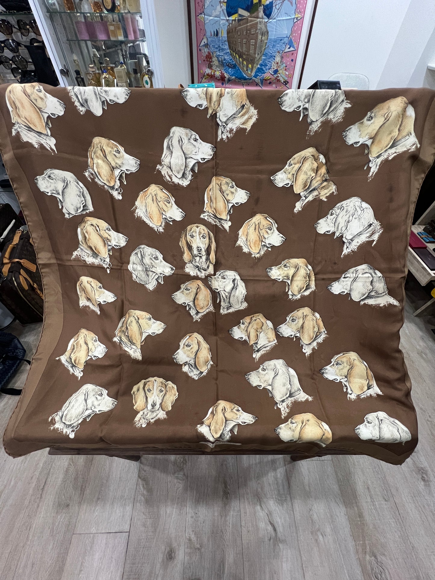HERMES DOG Scarf