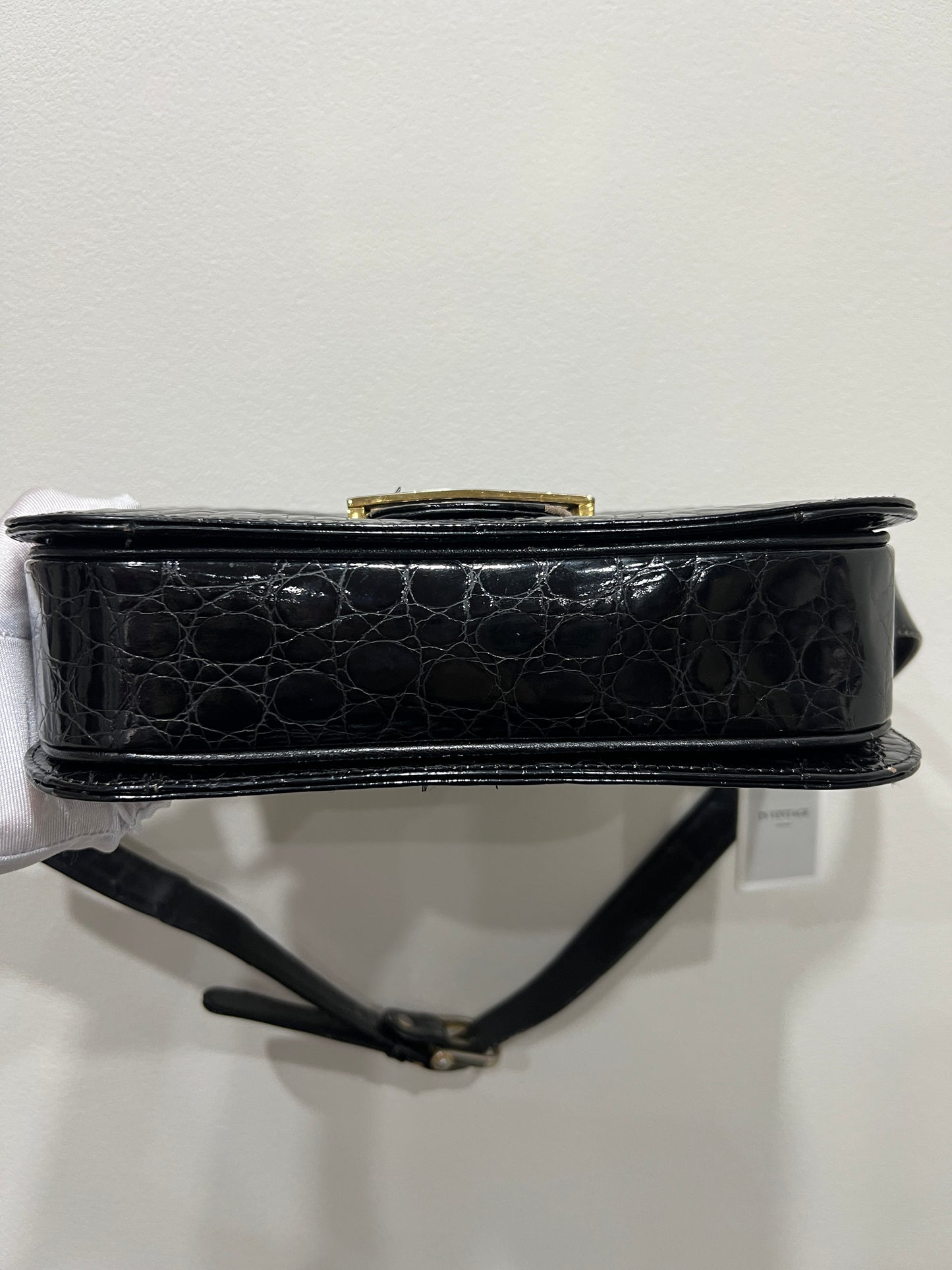CELINE Crocodile Buckle bag