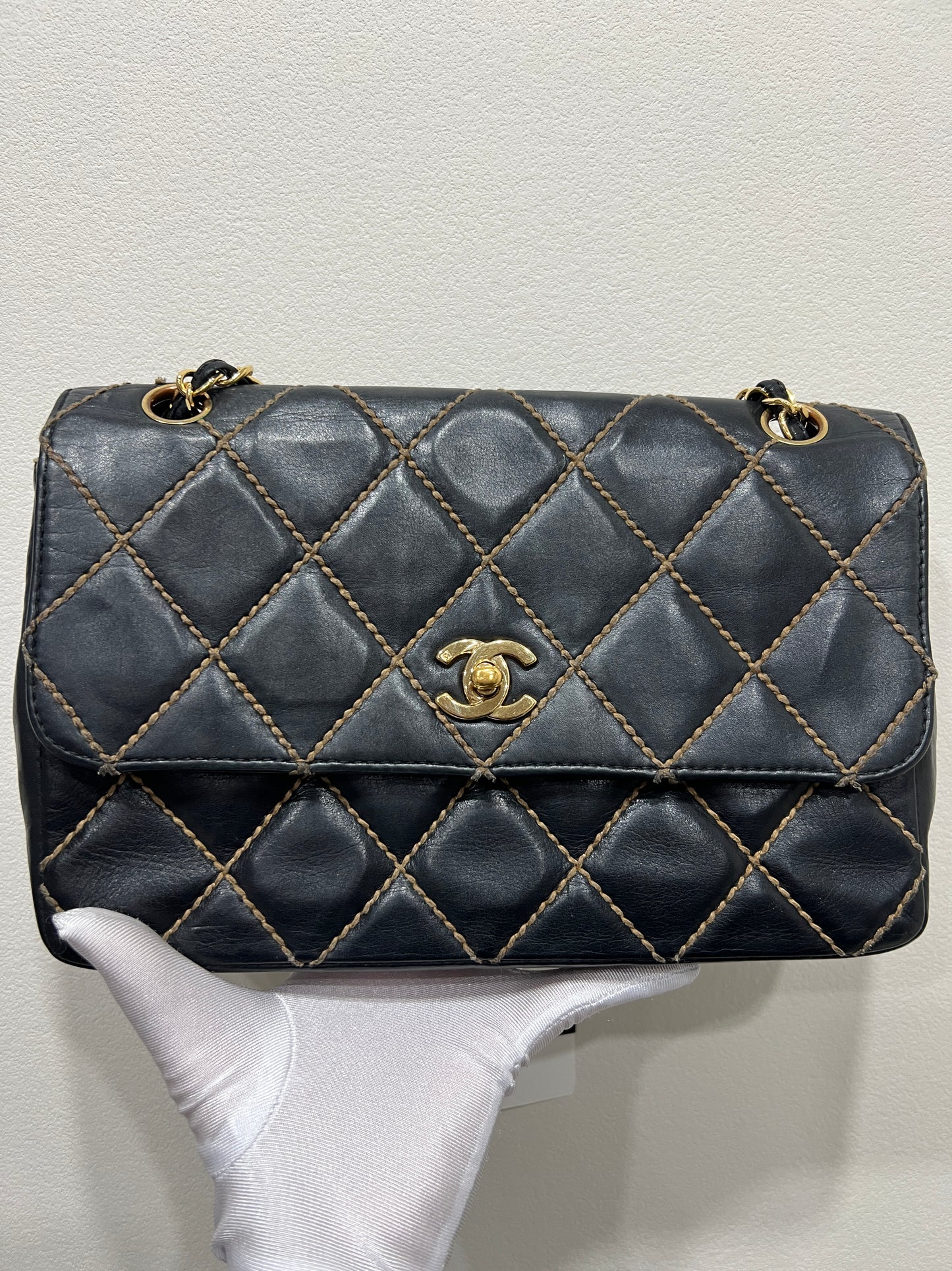 CHANEL Wild Stitch Flap Bag