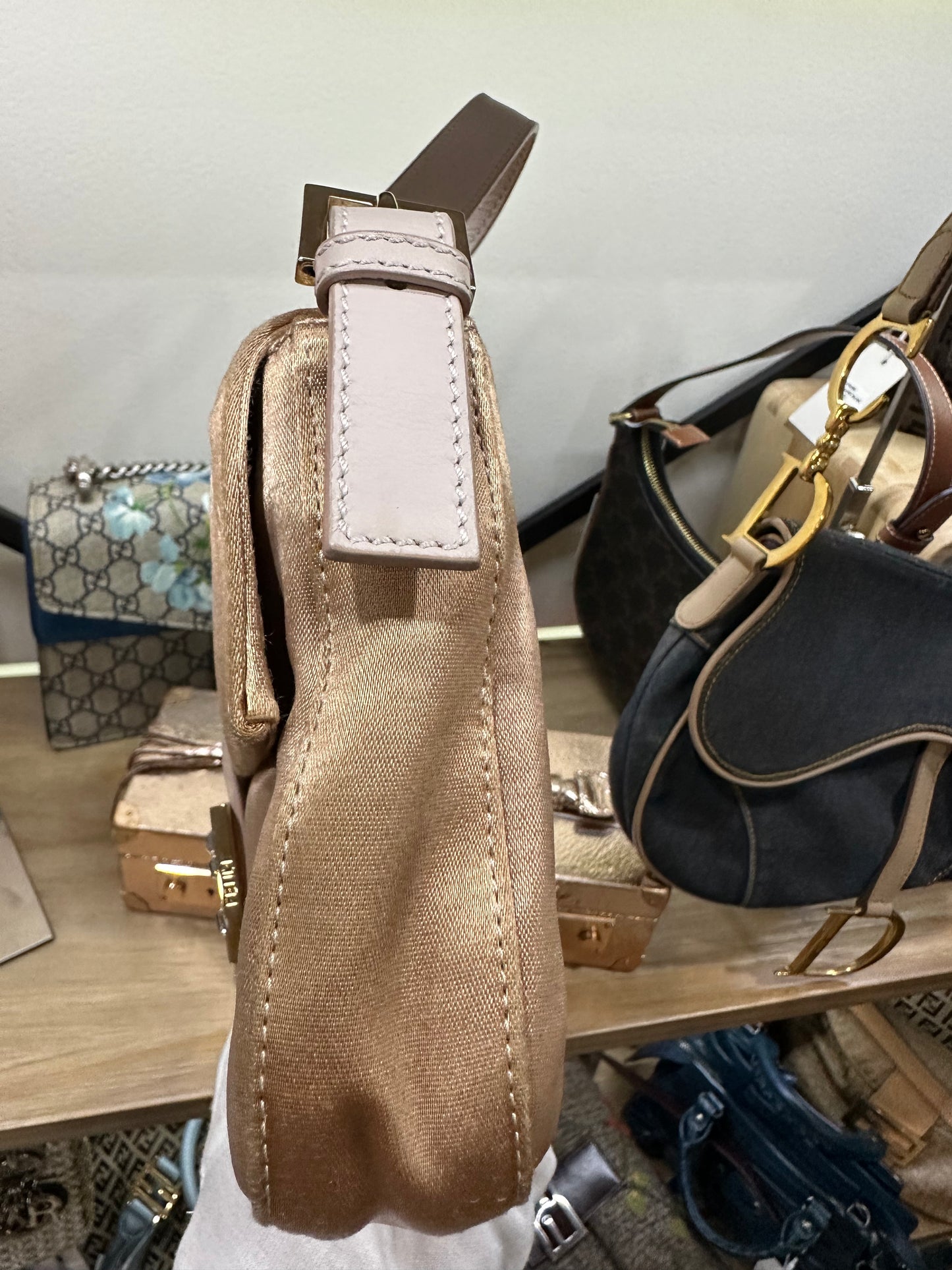 Fendi baguette Crystal Rhinestone