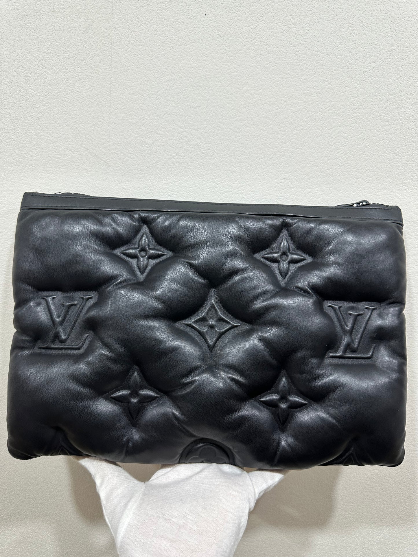 Louis Vuitton 2054 Pouch Monogram Puffer Lambskin clutch bag