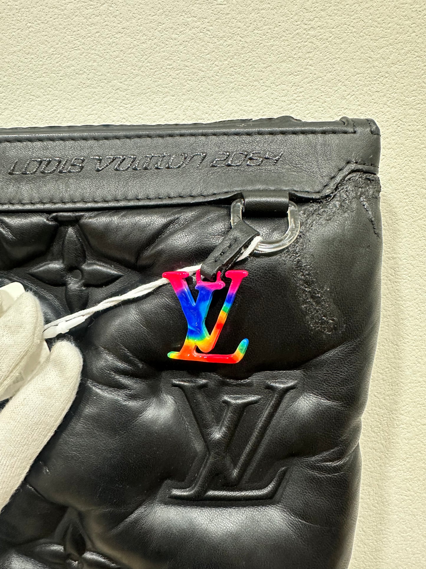 Louis Vuitton 2054 Pouch Monogram Puffer Lambskin clutch bag
