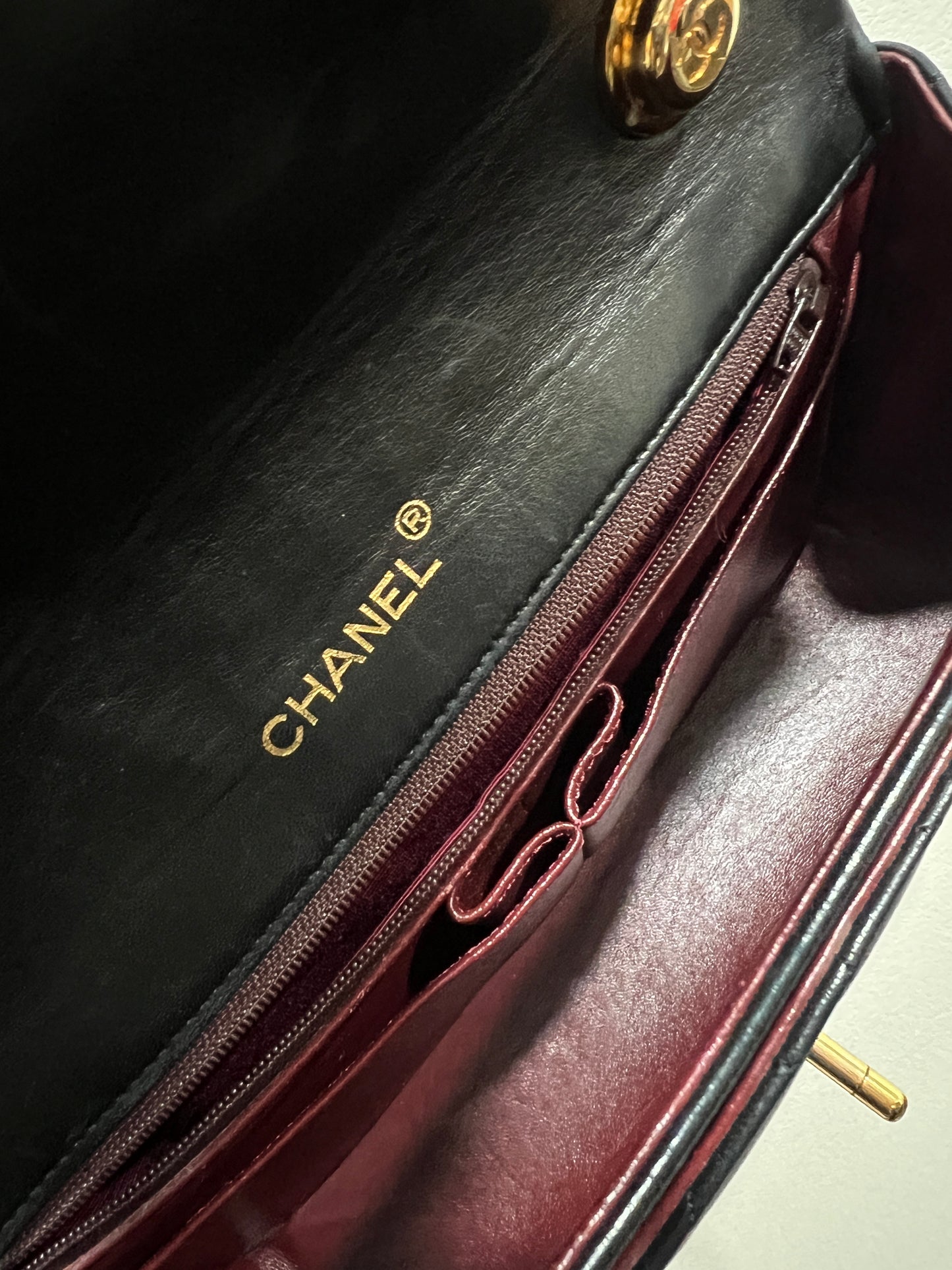 CHANEL Classic Flap Handbag Bag 24K gold plated