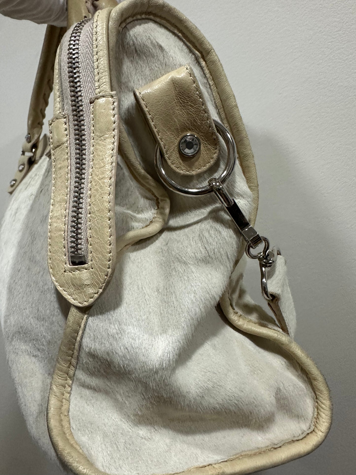Balenciaga city bag pony hair